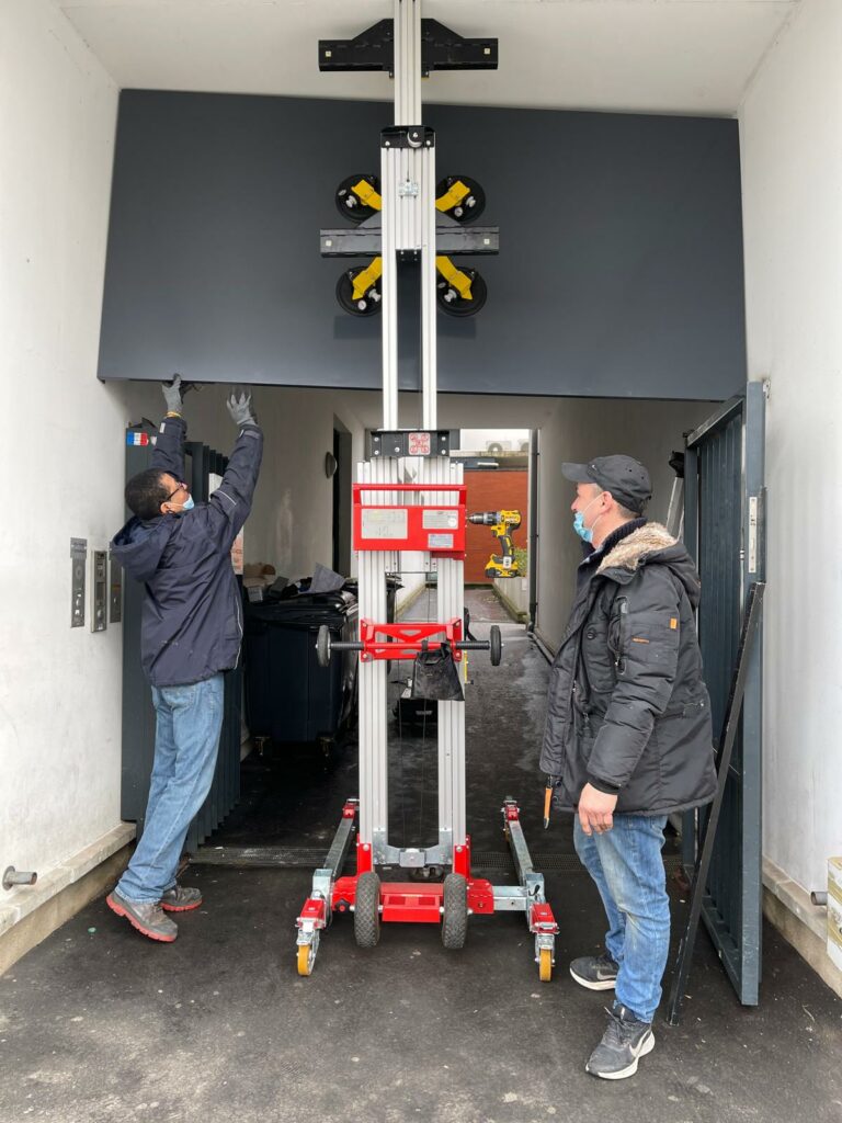 installation Rideau métallique